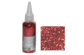 GLITTER ΝΙΦΑΔΕΣ ΚΟΚΚΙΝΟ ΜΠΟΥΚΑΛΙ 30gr